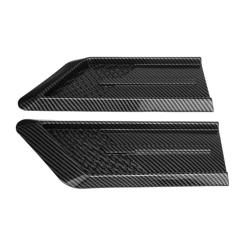 GLONHKDI Auto Seite Air Flow Vent Abdeckung Front Kotflügel Trim Aufkleber Kompatibel for Mercedes Benz W212 W176 W205 AMG/BMW/VW/Etc(Carbon Fiber look) von GLONHKDI