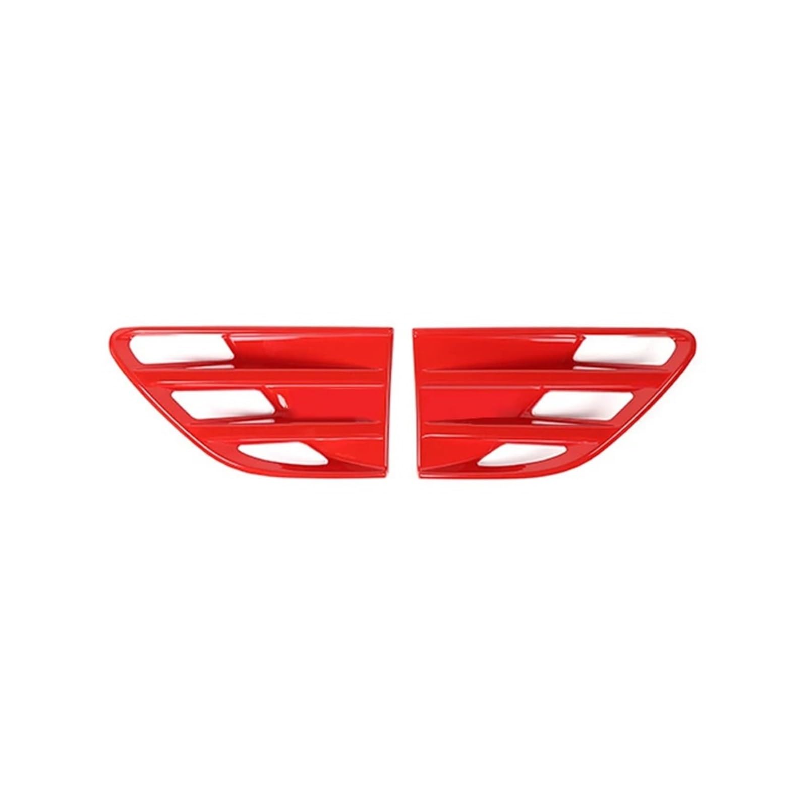 GLONHKDI Auto Vorderseite Kotflügel Grille Air Vent Dekoration Abdeckung Kompatibel for F150 Raptor 2009 2010 2011 2012 2013 2014 Außen Zubehör(Red) von GLONHKDI