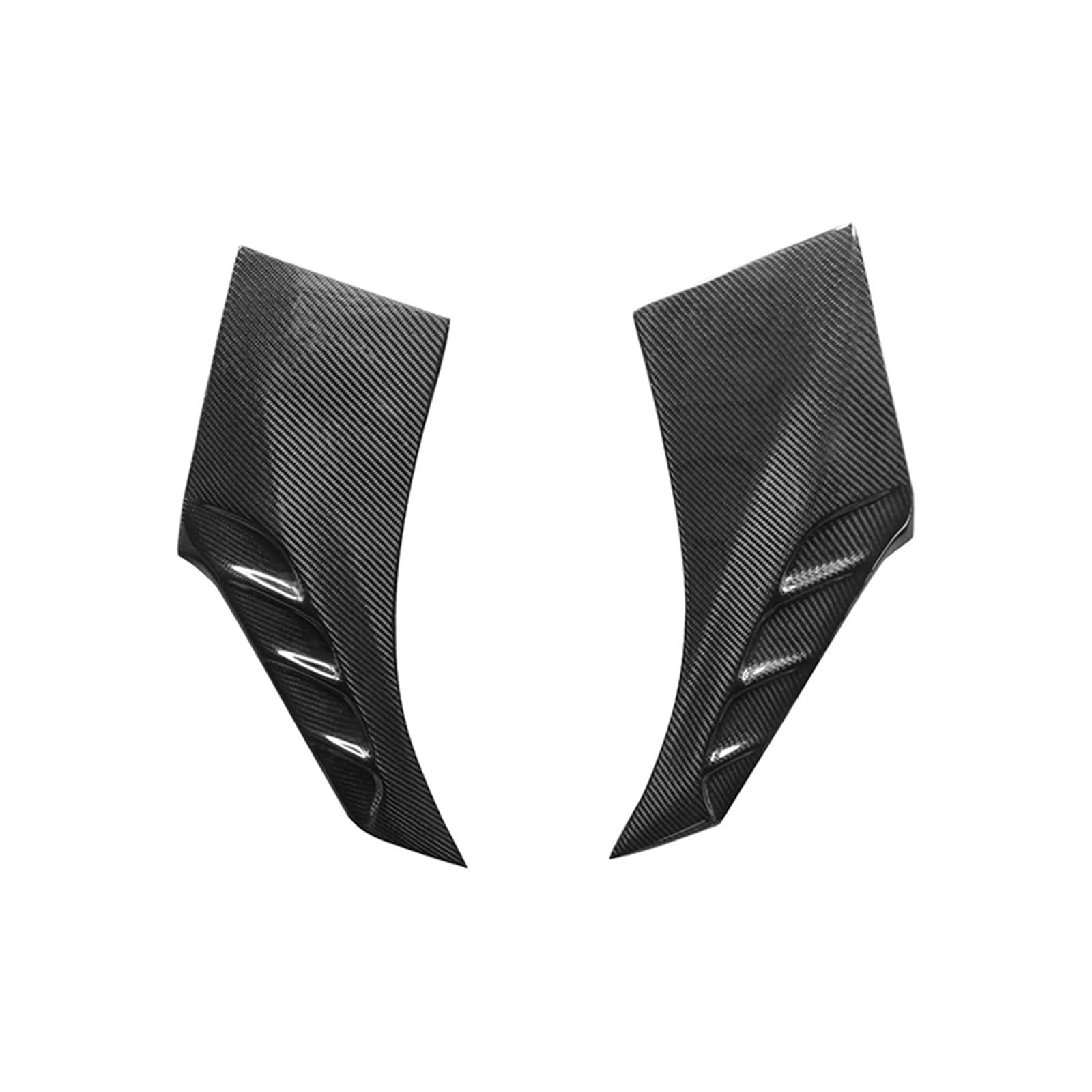 GLONHKDI Compatible for BMW X Series X6 G06 2019+ Car Front Bumper Side Fenders Air Vent Covers Trims Parts Carbon Fiber Upgrade Body Kit von GLONHKDI