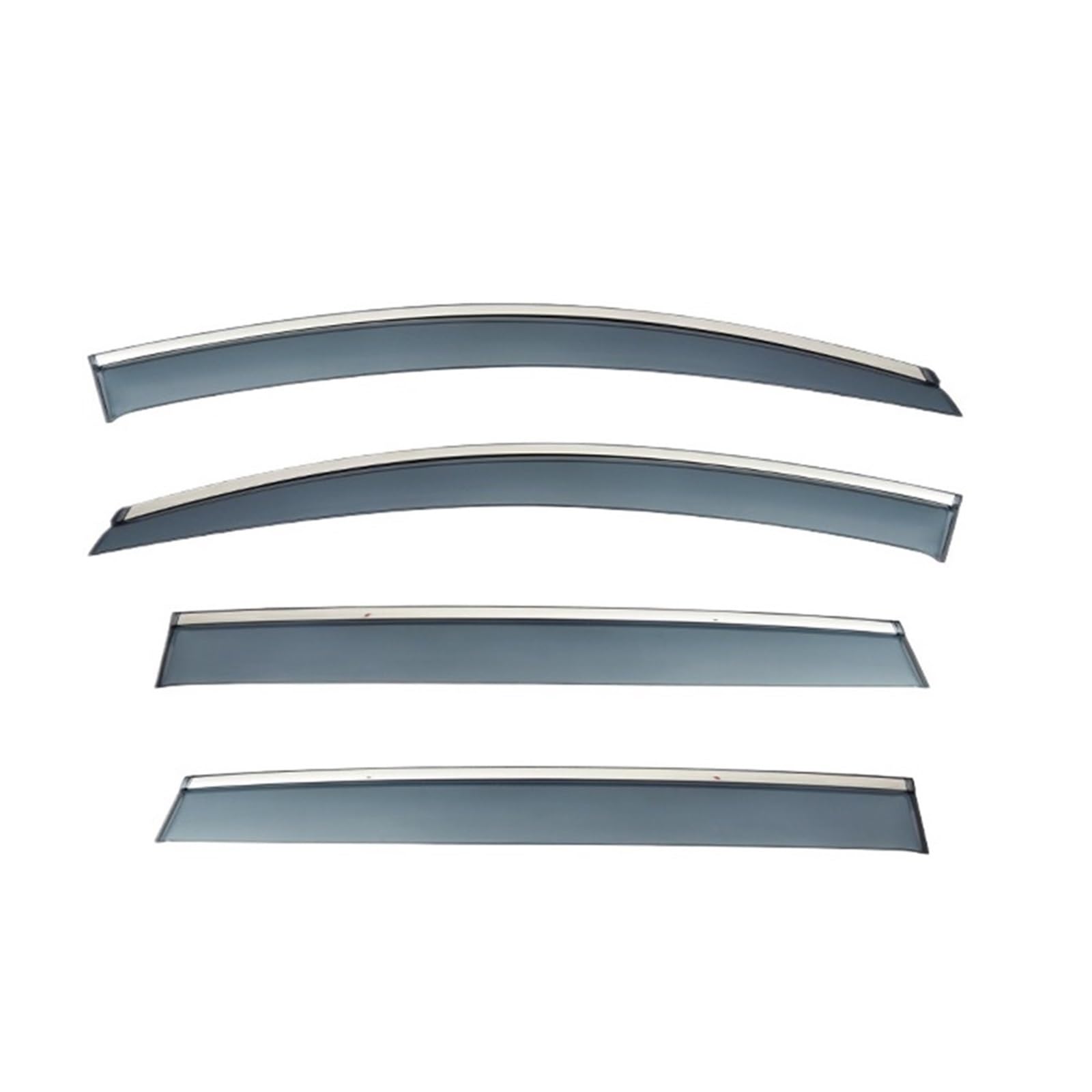 GLONHKDI Fensterblende, kompatibel mit Q7 2006–2015, Fensterabweiser, Chromverkleidung, Regenbekleidung, Fenster, Sonnenblende, Sonne, Regen, Rauch, Fenster, Windschutz von GLONHKDI