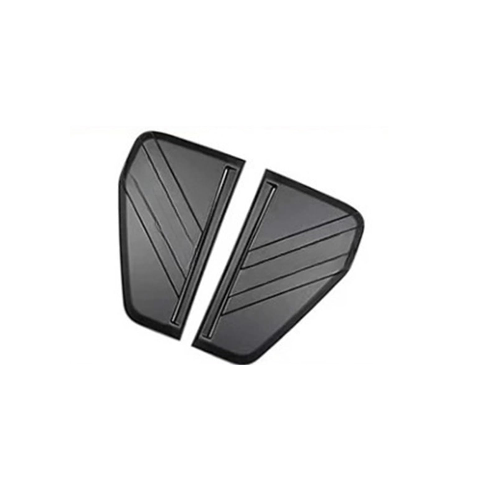 GLONHKDI Kompatibel for Chery Jetour Traveller T2 2023 2024. 2 Stück Auto-Seitenkotflügel, Spoiler, Seitenkiemen, Lüftungsschlitze, dekorative Seitenflügel-Aufkleber(Matte black) von GLONHKDI