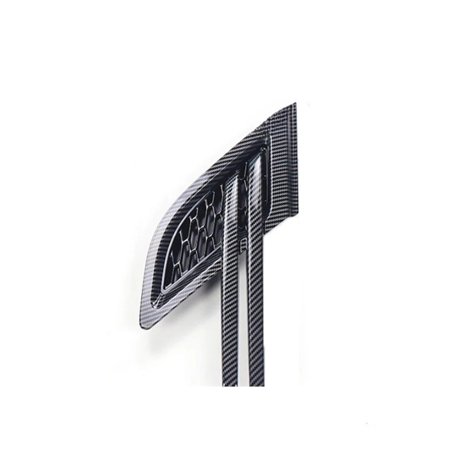 GLONHKDI Kompatibel for Land Rover Range Rover Sport 2014 2015 2016 2017 L494 Auto-Seitenentlüftungs-Luftstrom-Entlüftungskotflügel aus Autozubehör(Carbon fiber left) von GLONHKDI