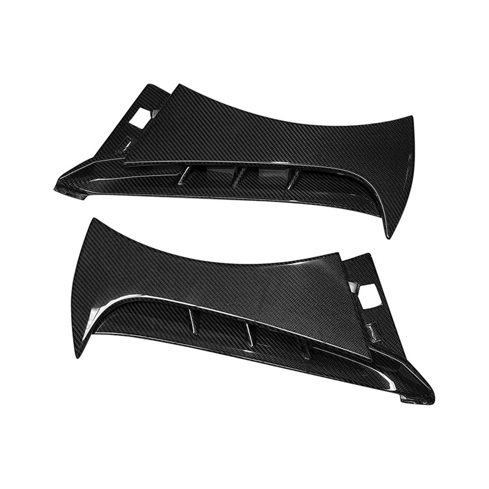 GLONHKDI Kompatibel for Toyota GR86 Subaru BRZ ZN8 ZD8 ZC8 2020+ Carbon Faser Auto Vordere Stoßstange Seite Kotflügel Air Vent Abdeckungen trimmt Teile Körper kit von GLONHKDI