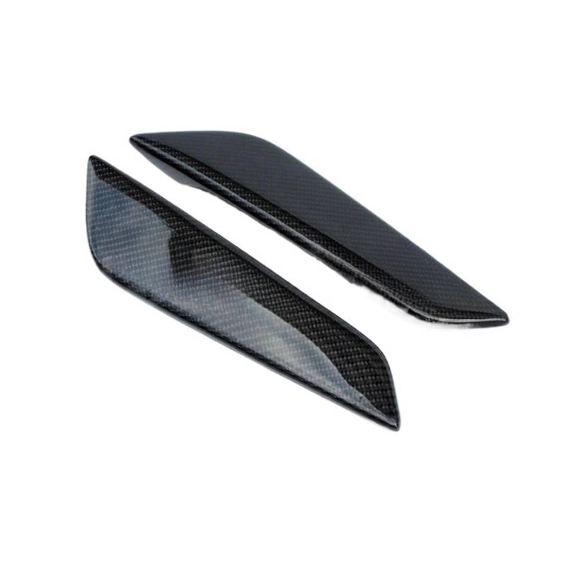 GLONHKDI Real Carbon Fiber Kompatibel for Bmw 5 Series G30 2017 2018 Auto Seitenkörper Kotflügel Abdeckung Air Wing Vent Trim 530 G30 G31 Auto Styling von GLONHKDI