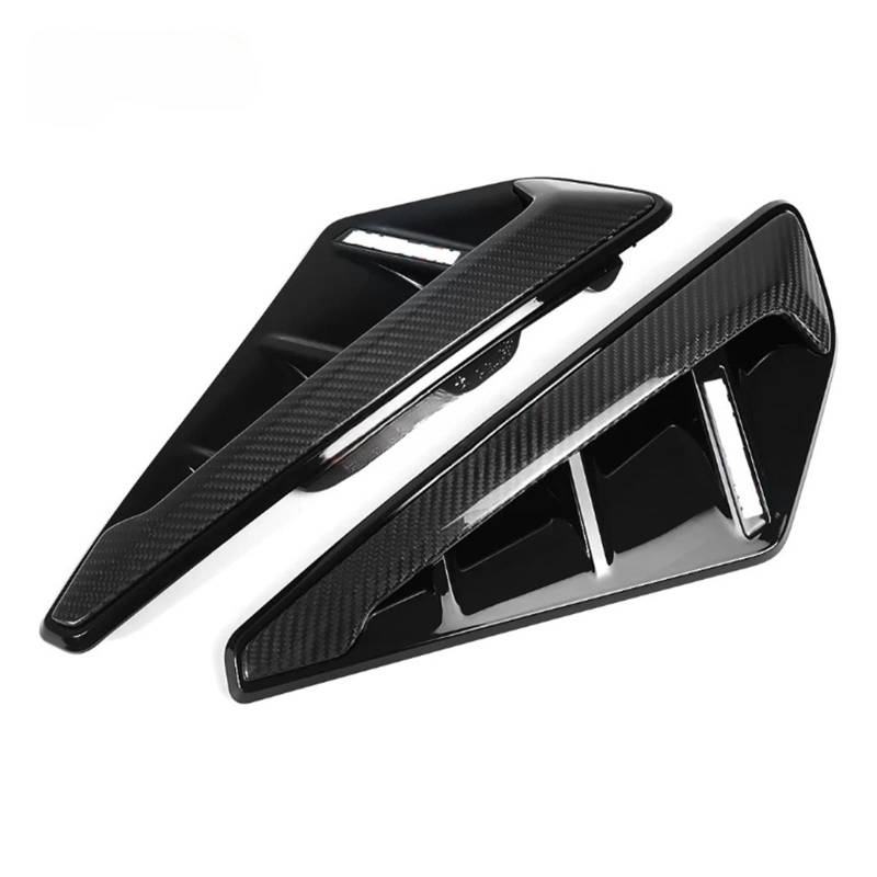 GLONHKDI Real Carbon Fiber Side Marker Fenders Air Vent Trim Kompatibel for BMW X5 G05 X5M M50i F95 2019-2023 Auto Ersatz Außen Zubehör von GLONHKDI