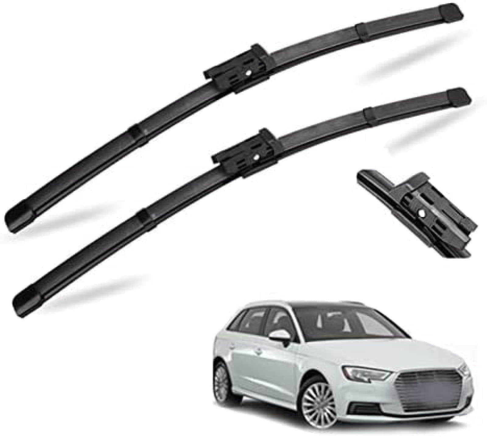 Vordere Scheibenwischer für Audi A3 S3 8V 2012-2020 26"+18", Auto Frontwischerblätter Windschutzscheibe Fenster Autozubehör Wischerblätter von GLYGLY