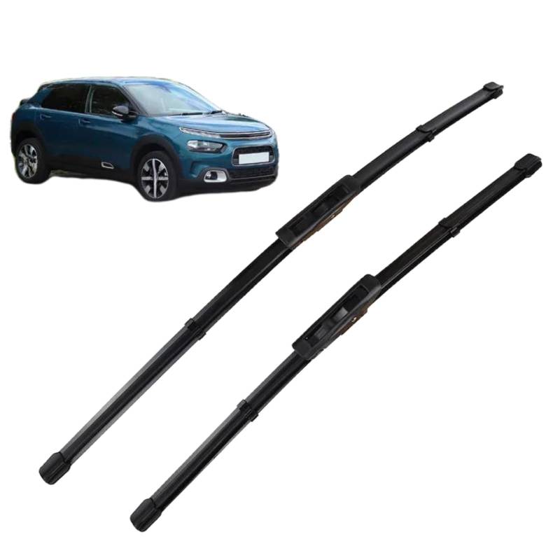 Vordere Scheibenwischer für Citroen C4 Cactus 2014-2023 26"+18", Auto Frontwischerblätter Windschutzscheibe Fenster Autozubehör Wischerblätter von GLYGLY