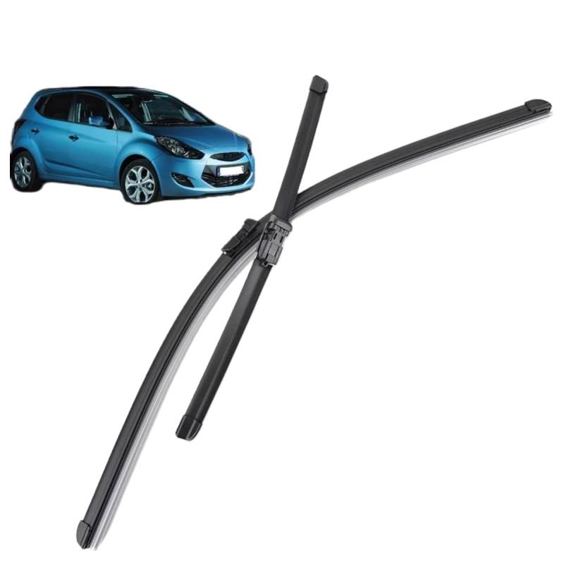 Vordere Scheibenwischer für Hyundai IX20 2010-2020 26"+14", Auto Frontwischerblätter Windschutzscheibe Fenster Autozubehör Wischerblätter von GLYGLY