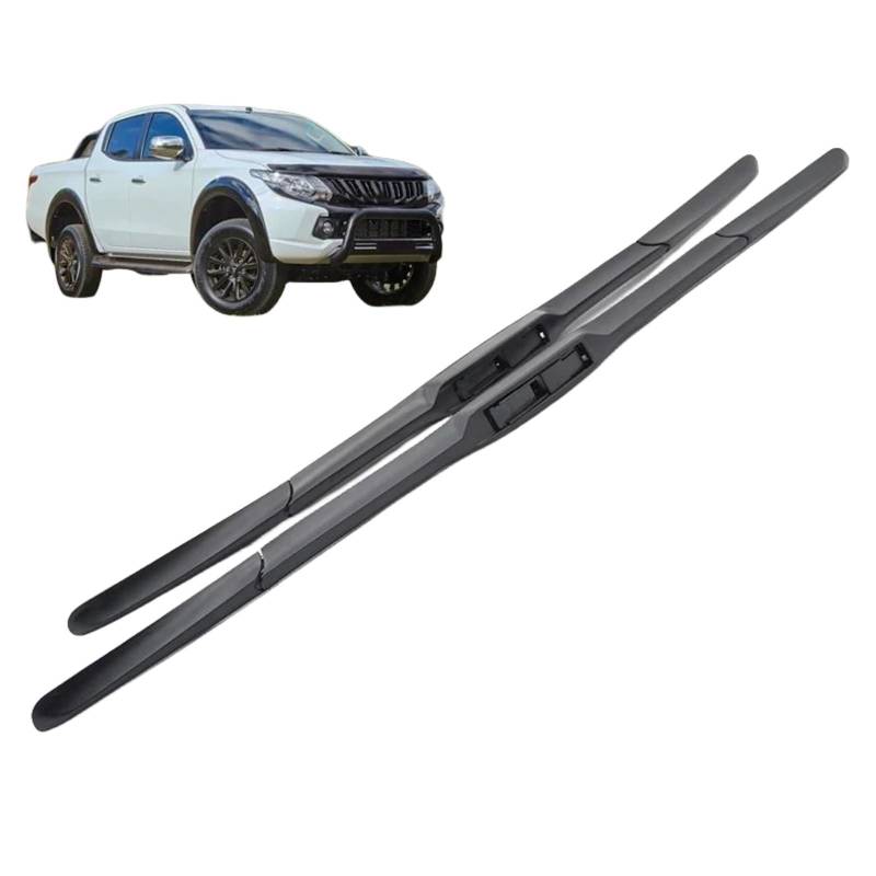 Vordere Scheibenwischer für Mitsubishi Triton L200 2015-2020 22"+18", Auto Frontwischerblätter Windschutzscheibe Fenster Autozubehör Wischerblätter von GLYGLY