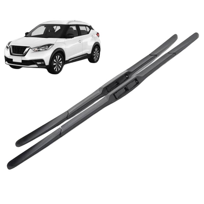 Vordere Scheibenwischer für Nissan Kicks 2017-2019 26"+16", Auto Frontwischerblätter Windschutzscheibe Fenster Autozubehör Wischerblätter von GLYGLY