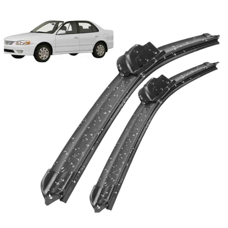 Vordere Scheibenwischer für Toyota Corolla E110 1997-2000 20"+18", Auto Frontwischerblätter Windschutzscheibe Fenster Autozubehör Wischerblätter von GLYGLY