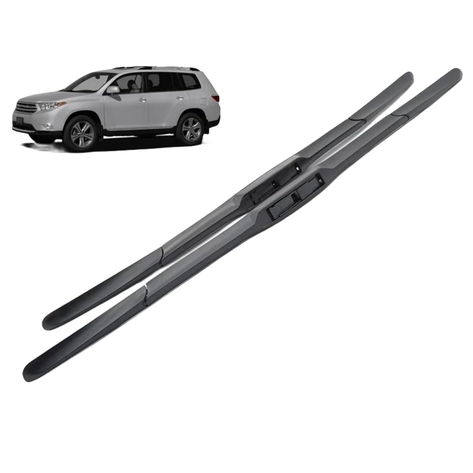 Vordere Scheibenwischer für Toyota Highlander Kluger XU40 XU50 2008-2018 26"+20", Auto Frontwischerblätter Windschutzscheibe Fenster Autozubehör Wischerblätter von GLYGLY