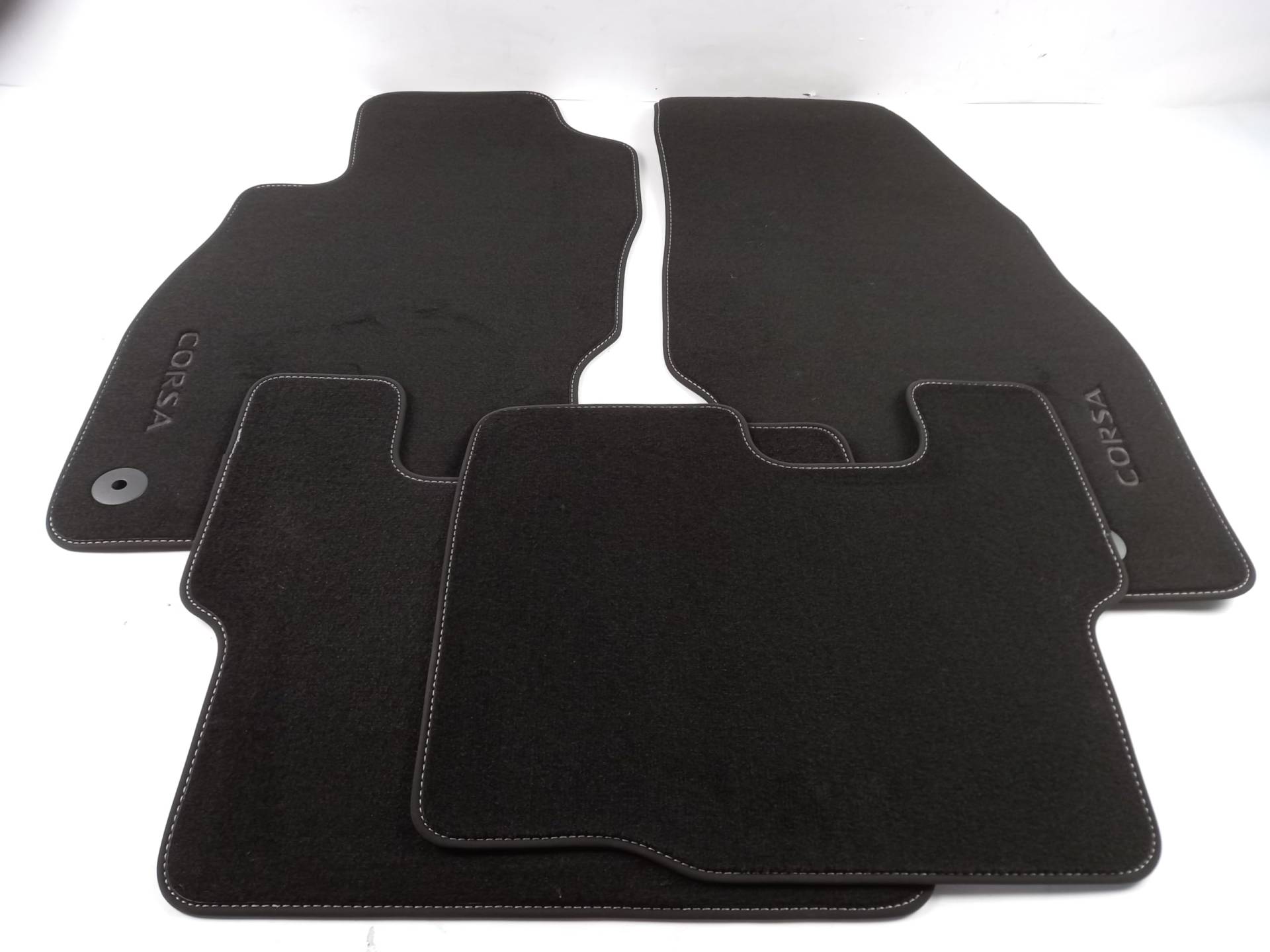 Original OPEL Corsa-E Textilmatten Fußmatten Automatten Fußmattensatz Textil 4-teilig Schwarz 39187352 von GM GENUINE PARTS