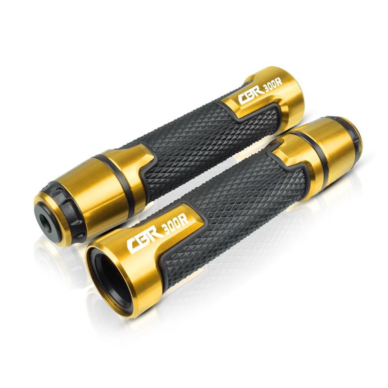 Logo Für Honda CBR300R CBR 300R 2014 2015 2016 2017 2018 2019-2022 7/8 "22 MM Griff Bar Grip Lenker Griffe Enden(Gold) von GMBAIH