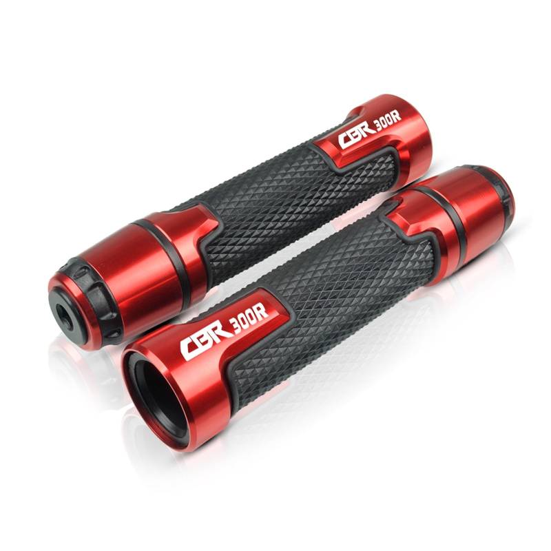 Logo Für Honda CBR300R CBR 300R 2014 2015 2016 2017 2018 2019-2022 7/8 "22 MM Griff Bar Grip Lenker Griffe Enden(Red) von GMBAIH