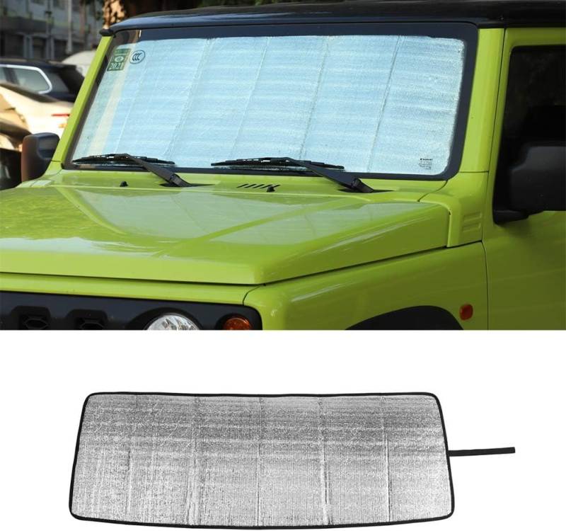 GMDUHK Windschutzscheiben-Sonnenschutz, Hitzeschutz, Sonnenblende für Suzuki Jimny JB64 JB74 2019-2024 von GMDUHK