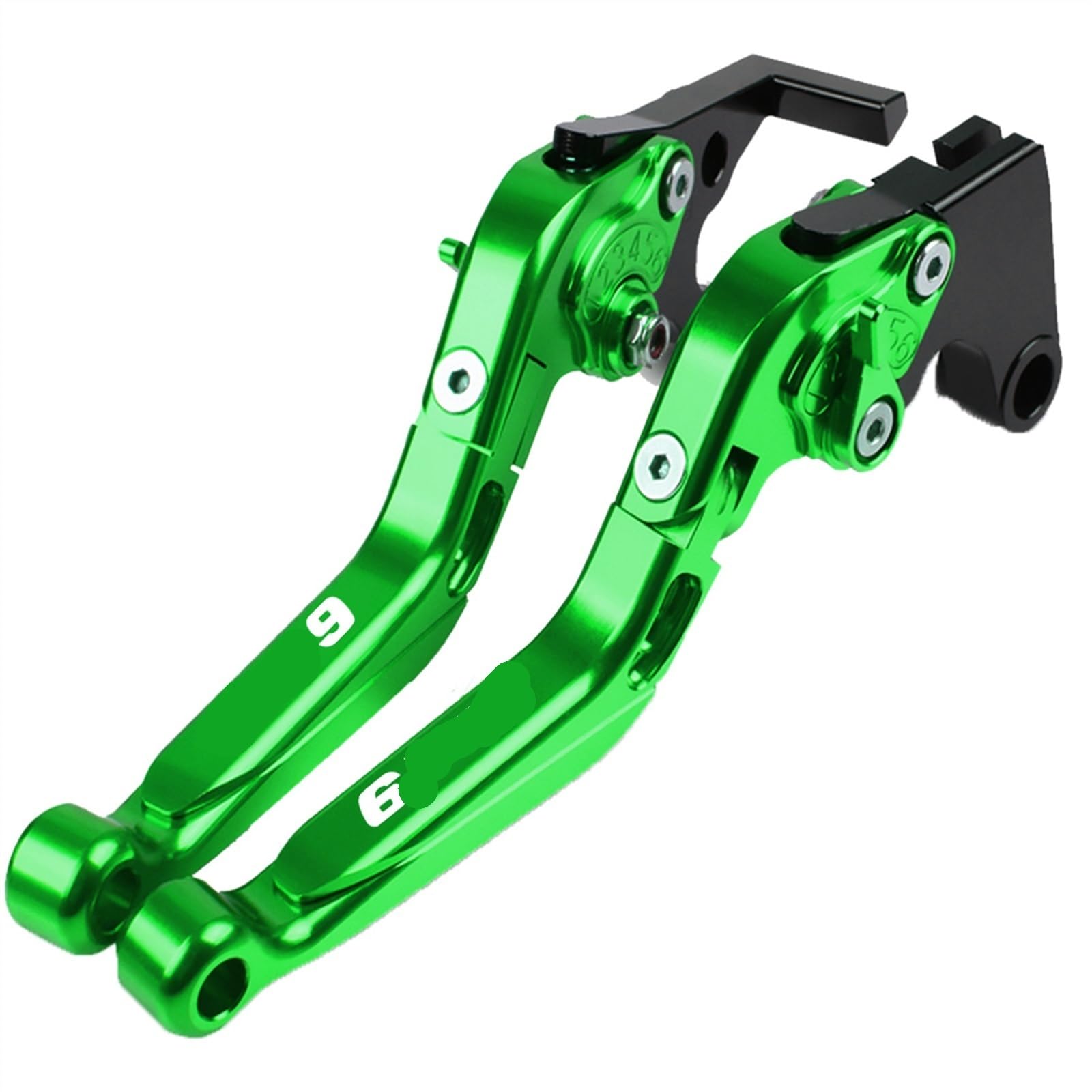 Kupplung Bremshebelsets Für K&AWASAKI Für ZX-9 1994 1995 1996 1997 Motorrad CNC-einstellbare Ausziehbare Klappbremskupplungshebel(10) von GMEVEMKFKG