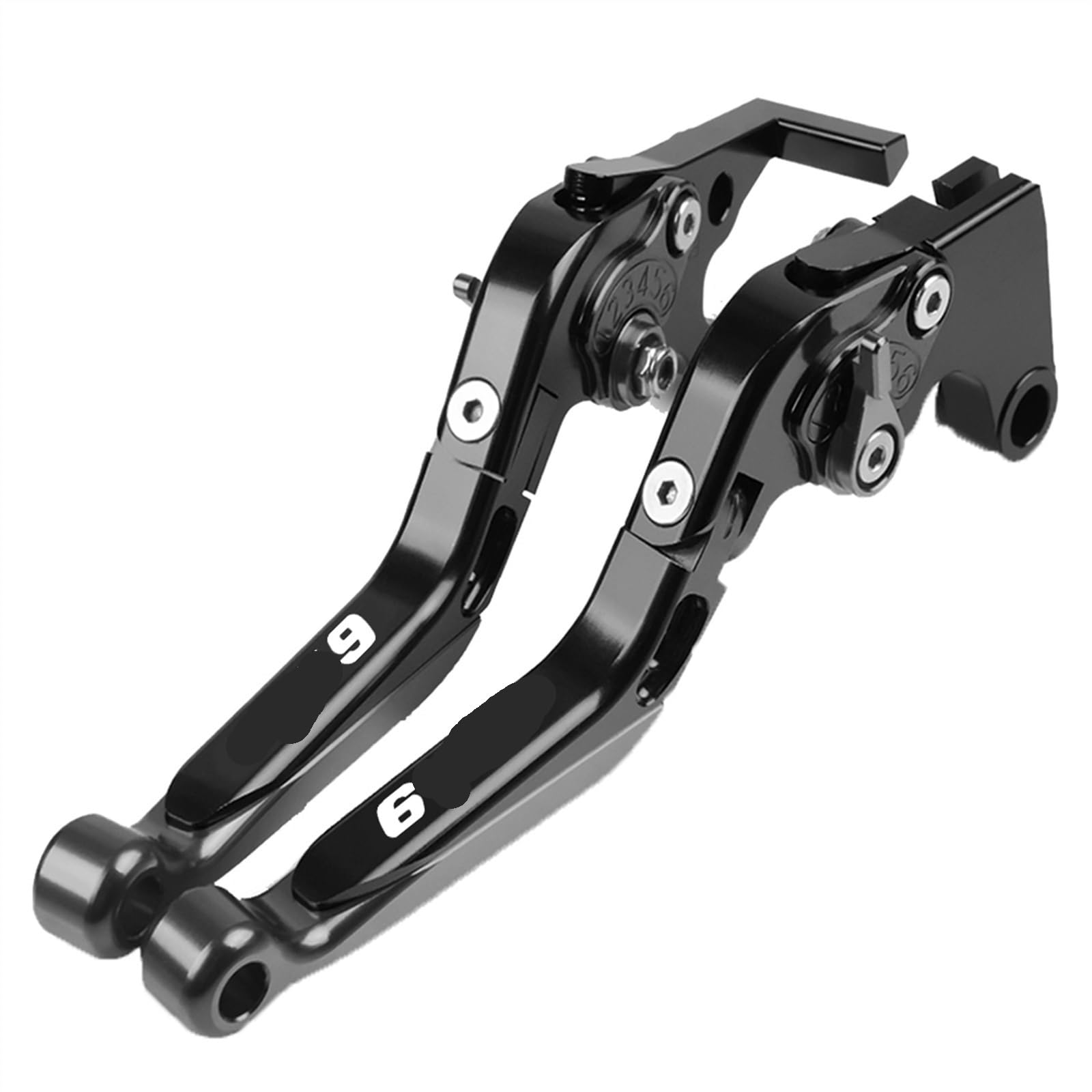 Kupplung Bremshebelsets Für K&AWASAKI Für ZX-9 1994 1995 1996 1997 Motorrad CNC-einstellbare Ausziehbare Klappbremskupplungshebel(7) von GMEVEMKFKG