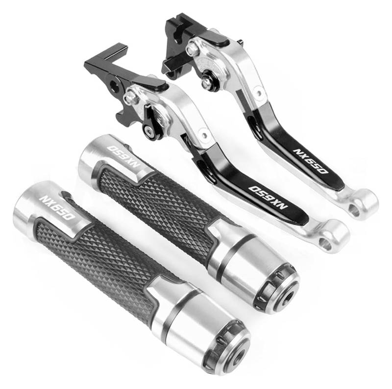 Kupplung Bremshebelsets Für NX650 Für Dominator 1988-1999 1998 1997 1996 1995 Motorrad Ausziehbare Bremskupplungshebel Und Lenker Handgriffe Enden(13) von GMEVEMKFKG