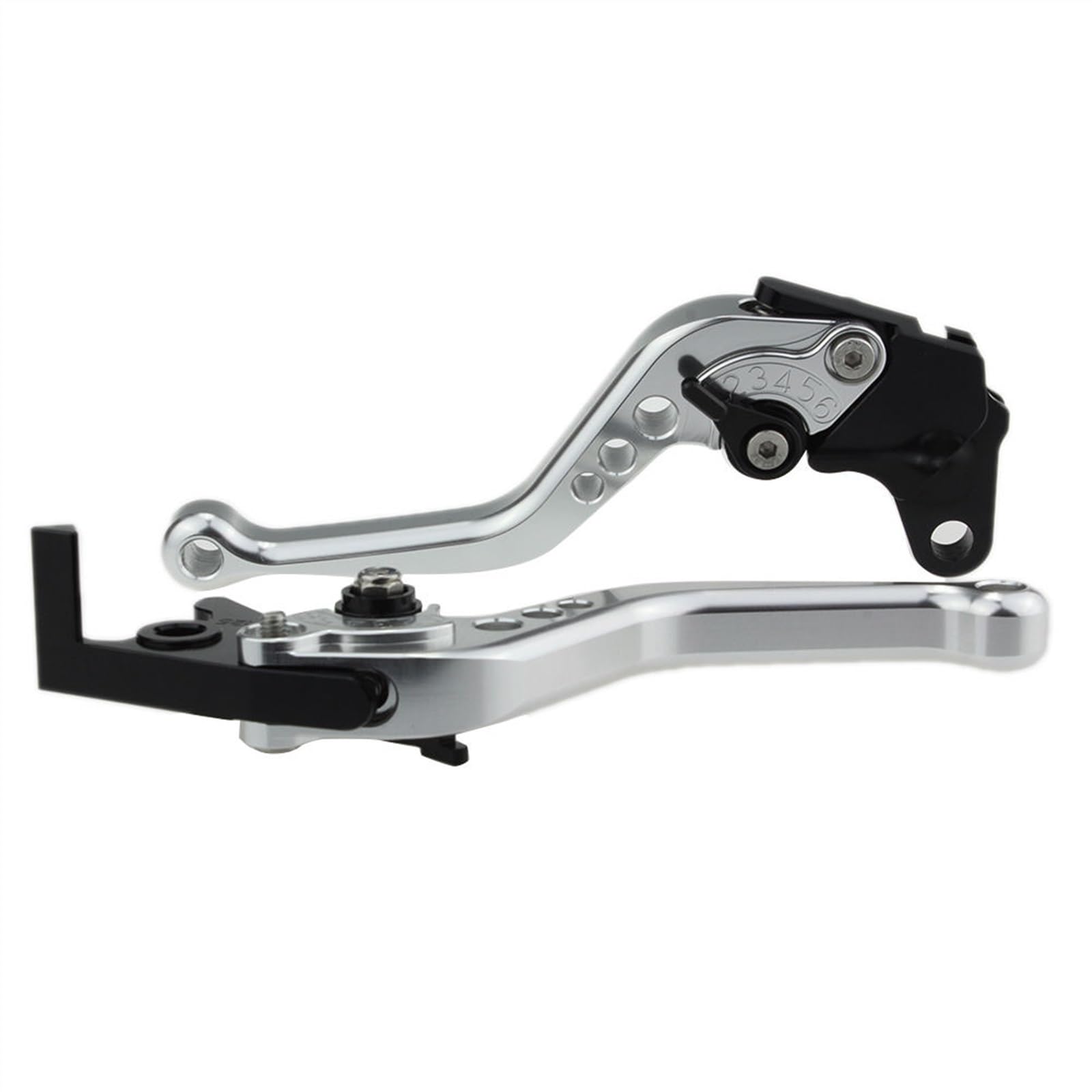 Kupplung Bremshebelsets Für Y&AMAHA Für XT600E 1990 1991 1992-2000 2001 2002 2003 Motorradkupplungsbremshebel Aluminium Verstellbarer Griffhebel(9) von GMEVEMKFKG