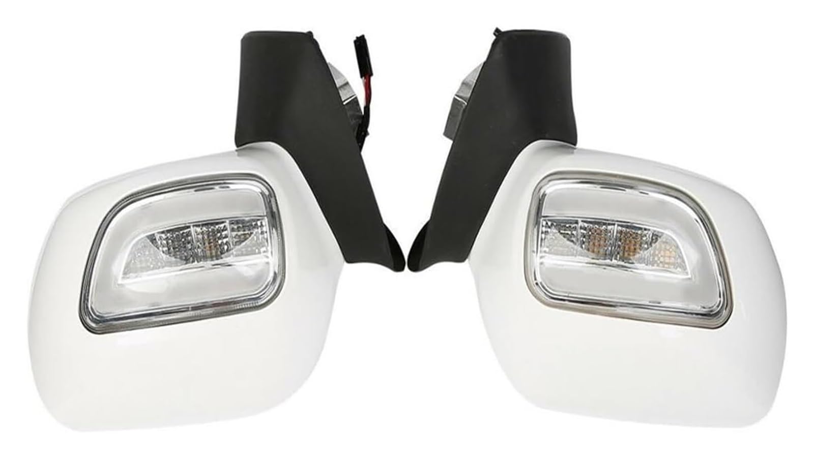 Motorradspiegel Für Goldwing 1800 GL1800 F6B 2013-2017 Motorrad Rückspiegel Blinker Motorrad Spiegel Rückspiegel Rückseitenspiegel(White and Clear) von GMEVEMKFKG