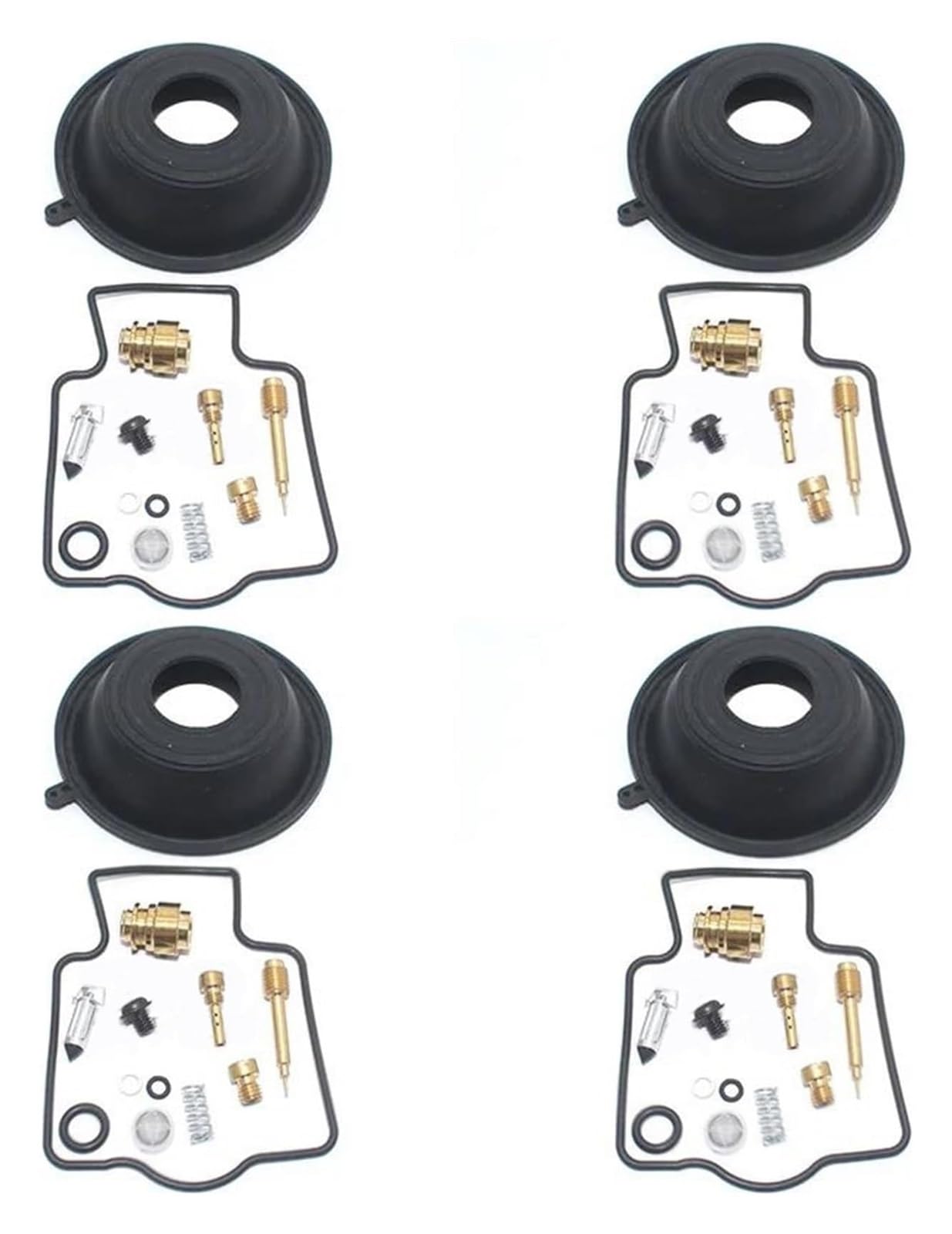 Vergaseranlagen Für K&awasaki ZZR1100 D1-D5 1991-1997 Motorradvergaser-Reparatursatz Schwimmende Nadelsitzmembran(4 Diaphragm Kit) von GMEVEMKFKG