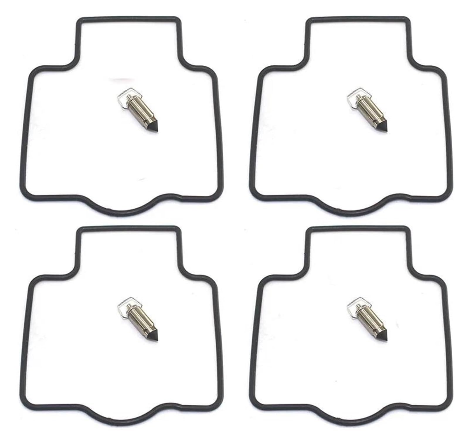 Vergaseranlagen Für K&awasaki ZZR1100 D1-D5 1991-1997 Motorradvergaser-Reparatursatz Schwimmende Nadelsitzmembran(4pcs Needle Gasket) von GMEVEMKFKG