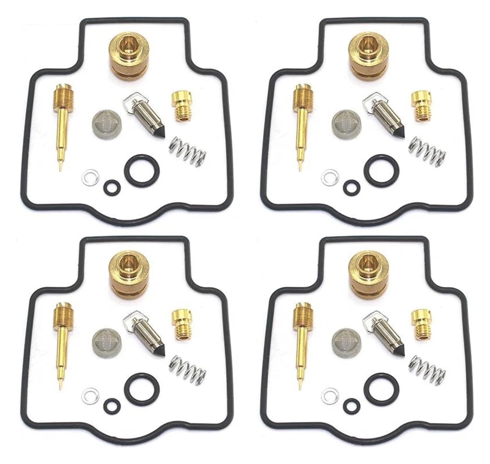 Vergaseranlagen Für K&awasaki ZZR1100 D1-D5 1991-1997 Motorradvergaser-Reparatursatz Schwimmende Nadelsitzmembran(4set) von GMEVEMKFKG