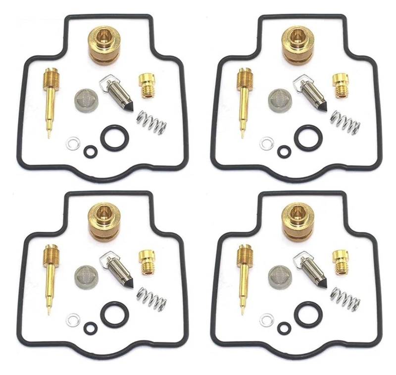 Vergaseranlagen Für K&awasaki ZZR1100 D1-D5 1991-1997 Motorradvergaser-Reparatursatz Schwimmende Nadelsitzmembran(4set) von GMEVEMKFKG