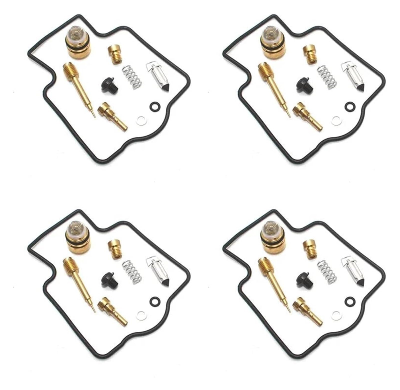 Vergaseranlagen Für K&awasaki ZZR1100 D1-D5 1991-1997 Motorradvergaser-Reparatursatz Schwimmende Nadelsitzmembran(4set Repair Kit) von GMEVEMKFKG