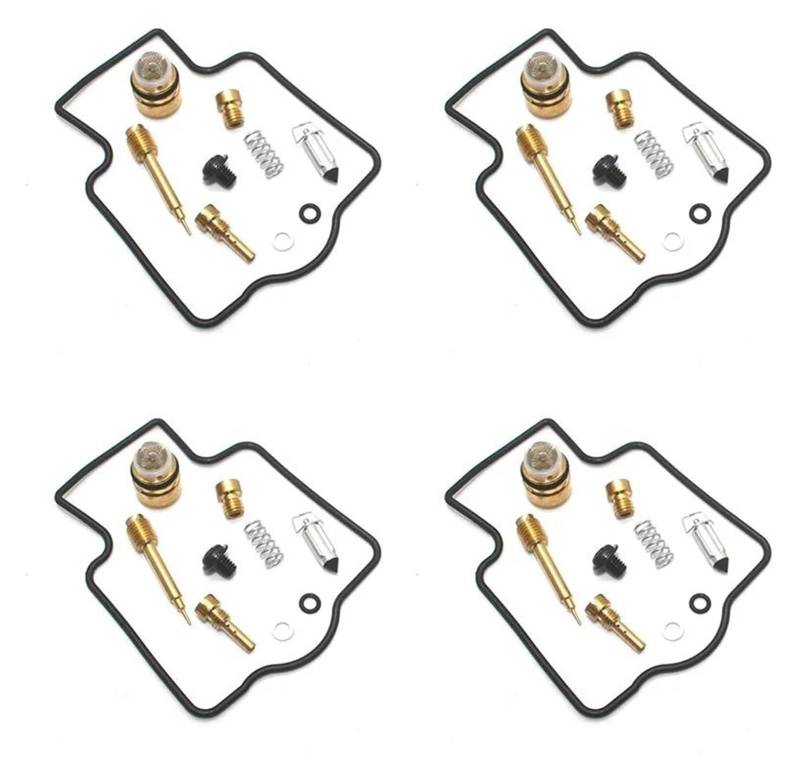 Vergaseranlagen Für K&awasaki ZZR1100 D1-D5 1991-1997 Motorradvergaser-Reparatursatz Schwimmende Nadelsitzmembran(4set Repair Kit) von GMEVEMKFKG