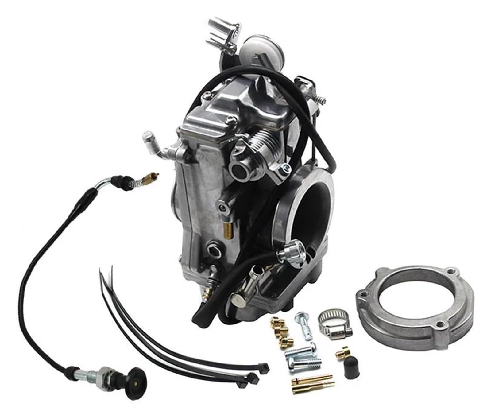 Vergaseranlagen Für Mikuni Für H&arley Evo Evolution Twin Cam HSR42/45/48 Vergaser Vergaser(Hsr42 With Cable) von GMEVEMKFKG