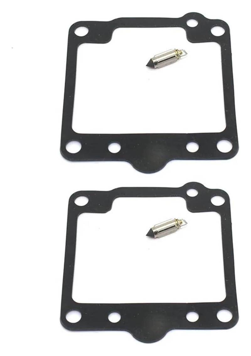 Vergaseranlagen Für Y&amaha SR250SE 3Y8 3TH5 1980 1981 1982 1983-1994 Motorrad Vergaser Reparatur Kit Schwimm Nadel Dichtung Teile(2pcs Needle Gasket) von GMEVEMKFKG