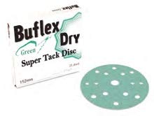 KOVAX BUFLEX Dry Super Tack Scheibe grün 152 mm 15AG K2000 25 Stück von GMG