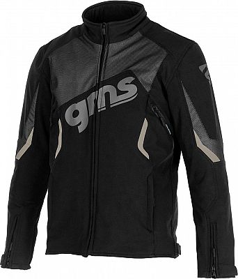 GMS-Moto Arrow, Textiljacke - Schwarz/Grau - L von GMS-Moto