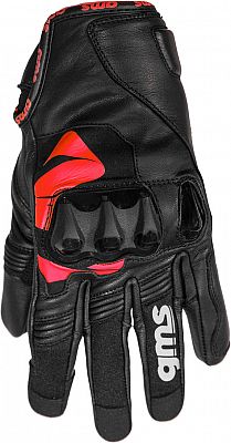 GMS-Moto Curve, Handschuhe Unisex - Schwarz/Rot - L von GMS-Moto