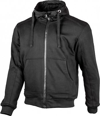 GMS-Moto Grizzly, Kapuzenjacke wasserdicht - Schwarz - 5XL von GMS-Moto