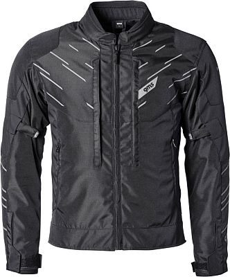 GMS-Moto Kasai, Textiljacke wasserdicht - Schwarz - S von GMS-Moto