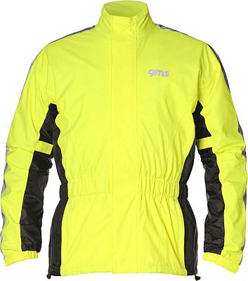 GMS-Moto Pluvia, Regenjacke - Neon-Gelb - L von GMS-Moto