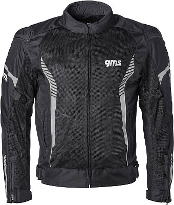 GMS-Moto Samu, Textiljacke - Schwarz - 5XL von GMS-Moto