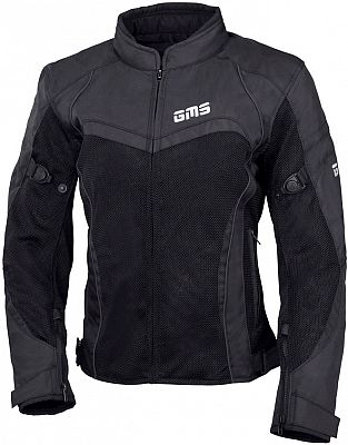 GMS-Moto Tara, Textiljacke Damen - Schwarz - 4XL von GMS-Moto