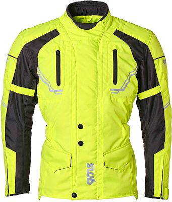 GMS-Moto Taylor, Textiljacke wasserdicht - Neon-Gelb/Schwarz - 3xl von GMS-Moto