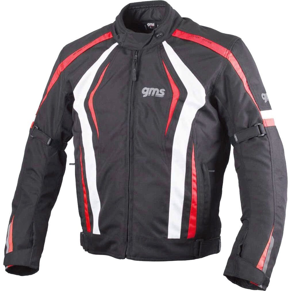 GMS Pace Sportblouson schwarz/rot/weiß L Herren von GMS