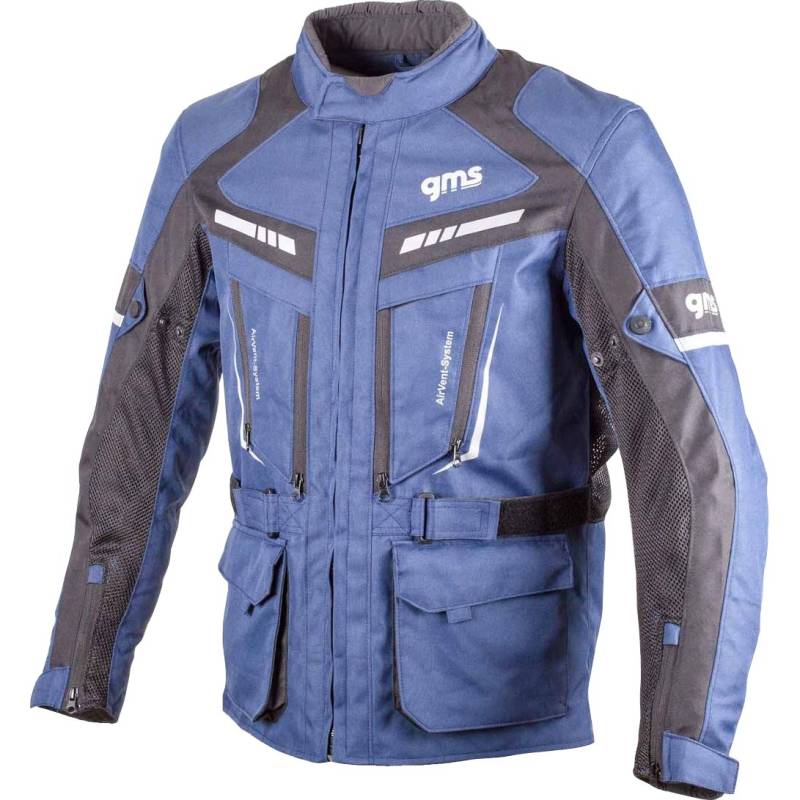 GMS Track Light Textiljacke blau/schwarz 3XL Herren von GMS