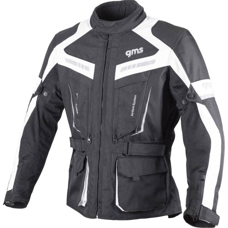 GMS Track Light Textiljacke schwarz/weiß L Herren von GMS