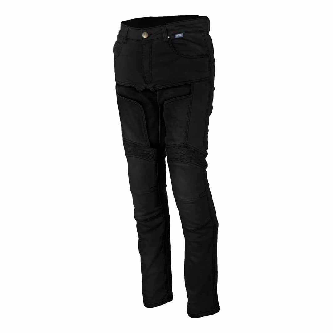 gms Viper Motorradjeans (Black,36) von GMS