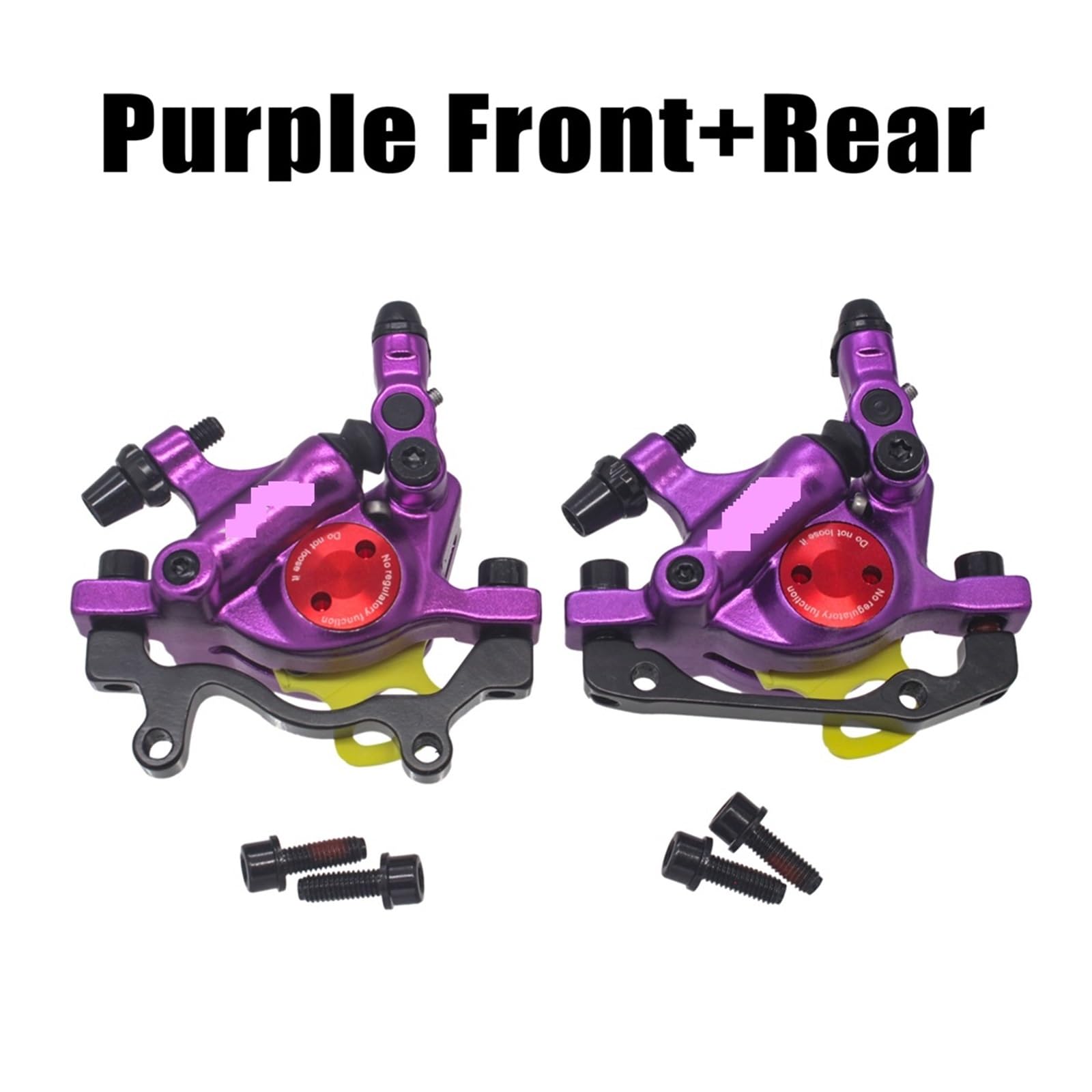 Hydraulische Scheibenbremssättel mit hydraulischer Zugkraft vorne und hinten(Purple A Pair) von GMUME