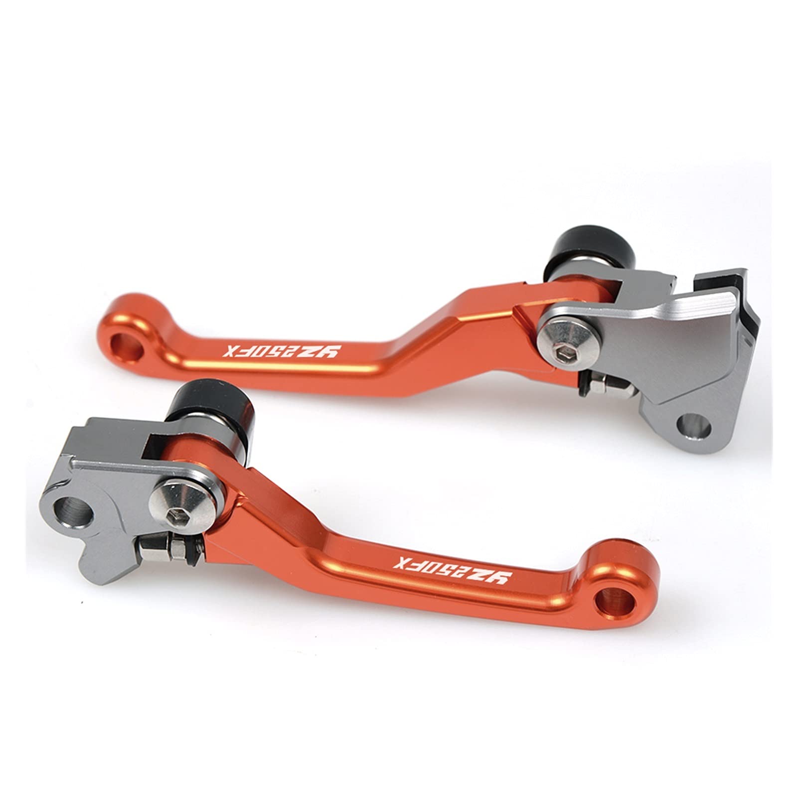 Motorradhebel Motorrad-Schmutz-Fahrrad-Drehkupplungshebel Für Yamaha YZ250F YZ 250F YZ250 F 2001-2018 Motorrad Bremshebel Kupplungshebel(Orange) von GMVVAC