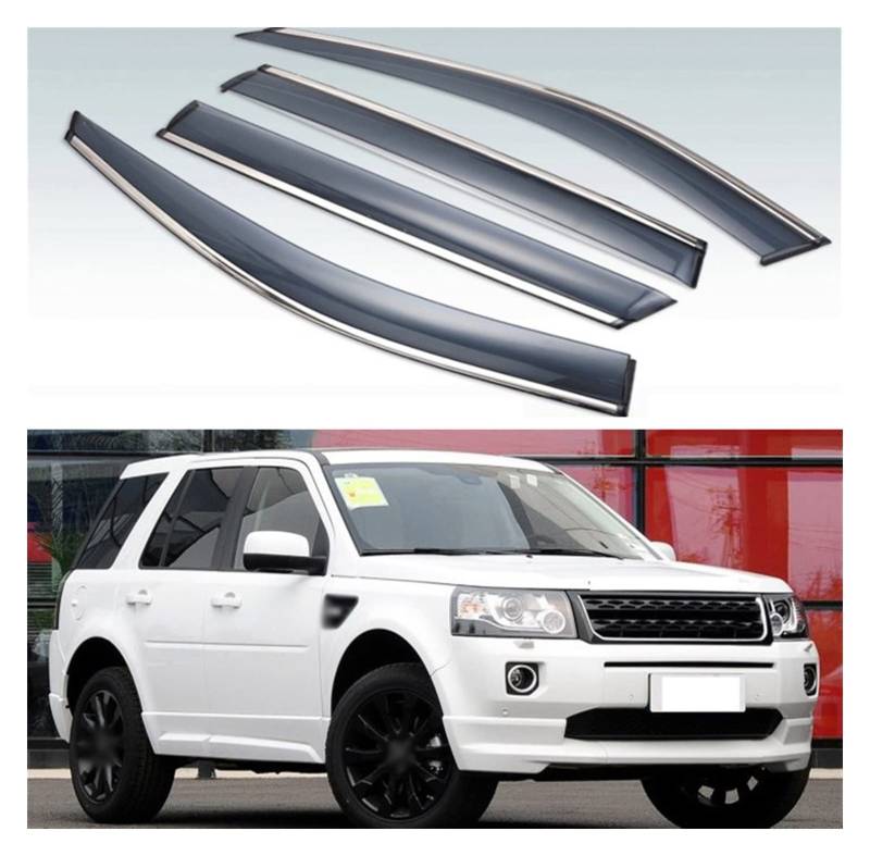 Windabweiser Seitenfenster Regenabweiser Außen Shades Deflector Für Land Rover Freelander 2 2009-2018 Windabweiser Seitenfenster von GMVVAC