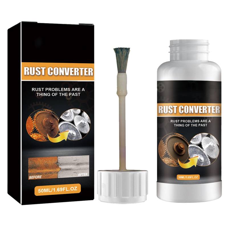 Rostumwandler,Rust Converter,Rostumwandler Auto,Rostschutzgrundierung,Rostumwandler mit Grundierung,Rust Converter & Primer,Automotive Rust Free,High Performance Protective Metal Prevents Rust 50ML von GNAUMORE